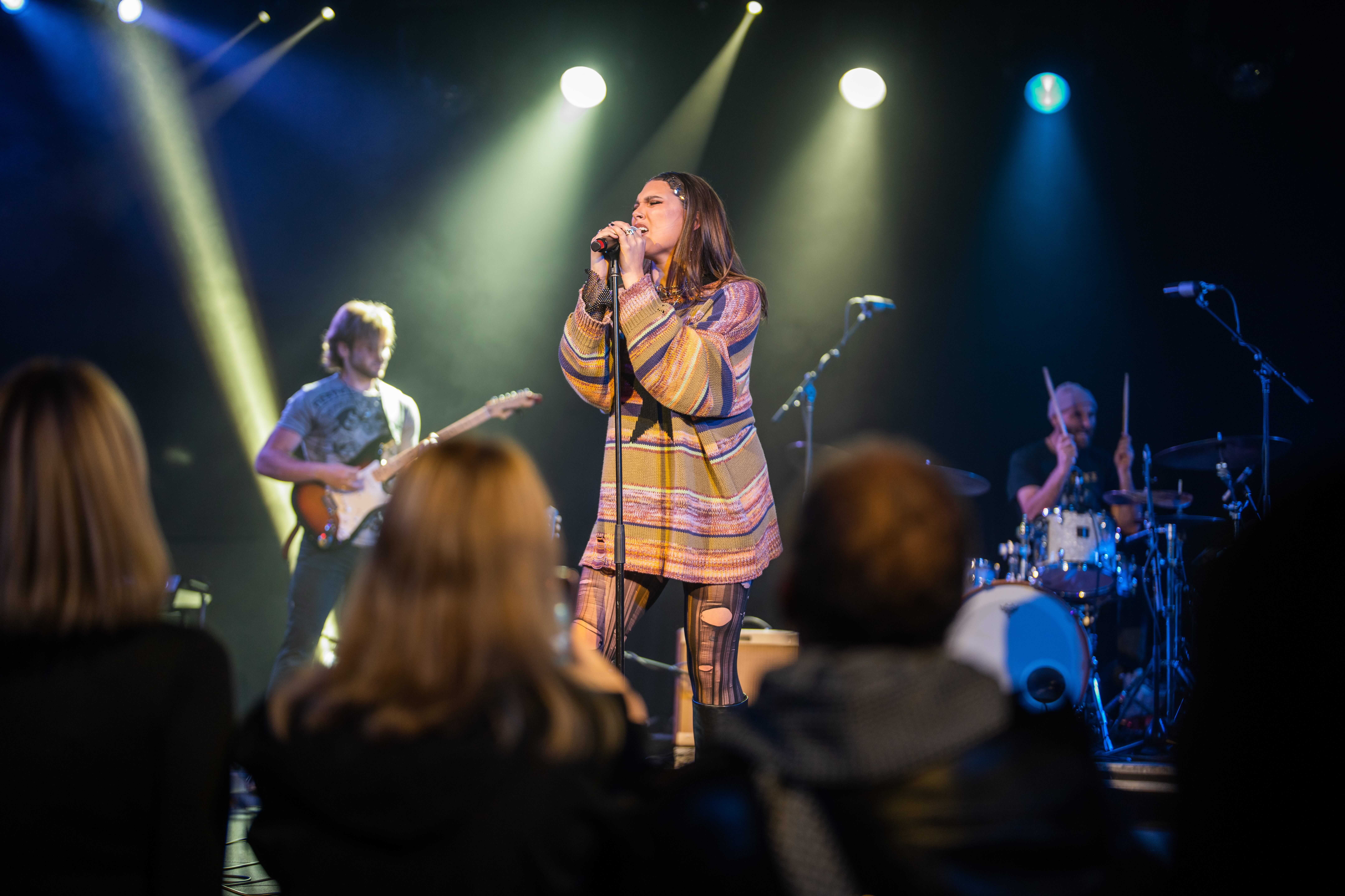 Maggie Andrew performs at the Halifax Wavemakers show 